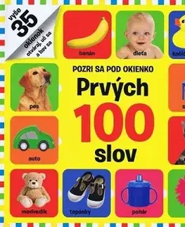 Leporelá, krabičky, puzzle knihy Pozri sa pod okienko - Prvých 100 slov