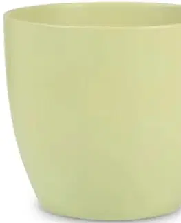 Záhrada Keramický obal na kvetináč Scheurich 920, ø19 cm, svetlozelená