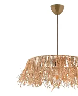 Svietidlá  Závesná lampa MARISKA na kábli 1xE27/40W/230V ráfia 390FLH1838