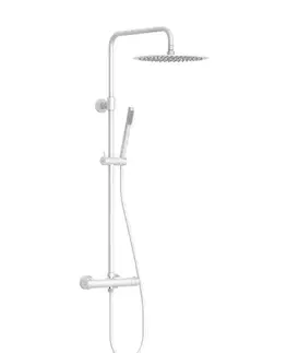 Sprchy a sprchové panely KFA - Sprchový stĺp Moza premium, s termostatickou batériou, biela 5736-920-44