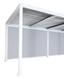 Bioklimatické pergoly Bioklimatická pergola HWC-L46 3x6 so 3 bočnými stenami