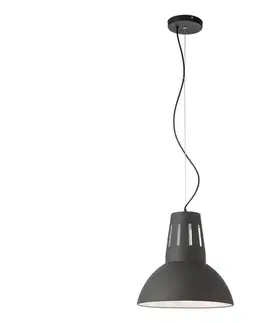 Svietidlá Redo 01-1281 - Luster na lanku PEEP 1xE27/42W/230V pr. 34,5 cm čierna 01-1281