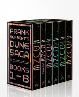Sci-fi a fantasy Frank Herberts Dune Saga 6-Book Boxed Set - Herbert Frank