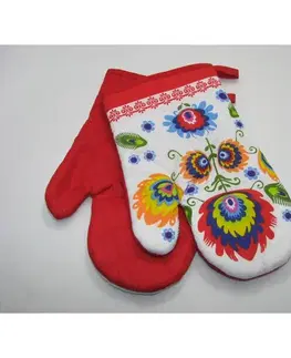 Chňapky Chňapka folklór červená 2ks TiaHome