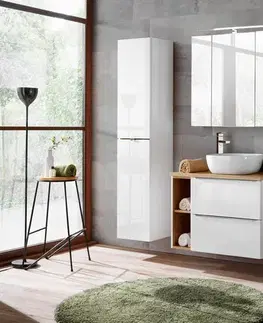 Skrinky do kúpeľne ArtCom Závesná skrinka do kúpeľne CAPRI White 811