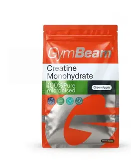 Kreatín Monohydrát GymBeam 100 % Kreatín monohydrát zelené jablko