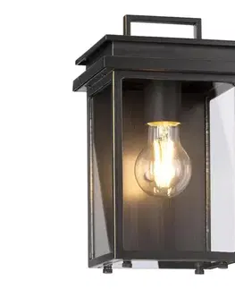 Svietidlá Elstead Feiss - Vonkajšie nástenné svietidlo GLENVIEW 1xE27/60W/230V IP44 antracit FE-GLENVIEW-S
