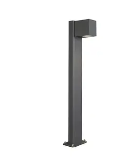 Zahradne stlpove lampy Inteligentná vonkajšia stojaca lampa antracitová 65 cm IP44 vrátane WiFi GU10 - Baleno