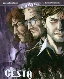 Komiksy Cesta do středu Země - Jules Verne