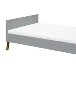 Postele ArtBel Detská posteľ LOTTA | sivá 90 x 200 cm