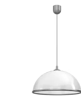 Svietidlá  Luster na lanku KITCHEN 1xE27/15W/230V biela/chróm 4861