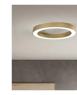Svietidlá Ondaluce - LED stmievateľné stropné svietidlo GLOBUS LED/40W/230V pr. 60 cm zlaté OTPL0009BG