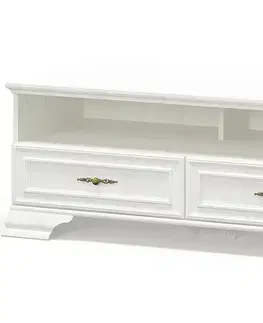 TV stolíky NABBI Igins TV-2DRW tv stolík sosna Andersen