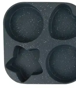 Panvice, lievanečníky MAKRO - Panvica na lievance 18,5cm, 2x kruh, 1x srdce , 1x hviezda