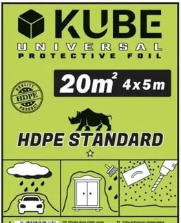 Potravinárske fólie Kinekus Fólia zakrývacia 4 x 5 m STANDARD  4mn KLC