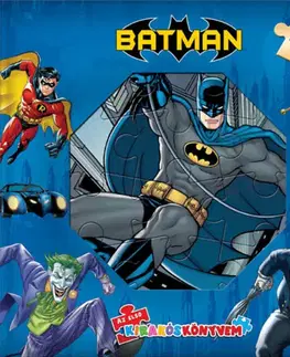 Leporelá, krabičky, puzzle knihy Az első kirakóskönyvem - Batman