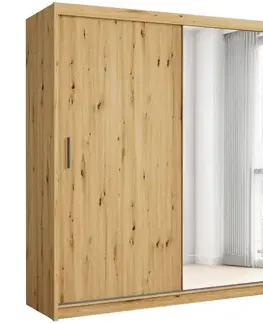 Šatníkové skrine Skriňa Cherry 203 votan + zrkadlo