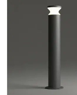 Záhradné lampy Ideal Lux - Vonkajšie svietidlo TORRE 1xE27/15W/230V 80 cm IP65 antracit 321882