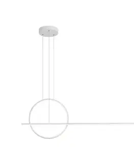 Svietidlá Redo 01-1734 - LED Stmievateľný luster na lanku GIOTTO LED/46W/230V biela 01-1734