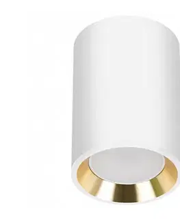 Svietidlá  Bodové svietidlo CHLOE 1xGU10/35W/230V okrúhly biela/zlatá 005015