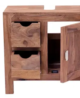 Kúpeľňový nábytok Skrinka pod umývadlo Amba 65x60x35 z indického masívu palisander