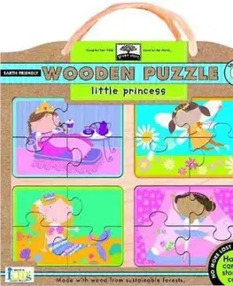 V cudzom jazyku Little Princess - Wooden Puzzle