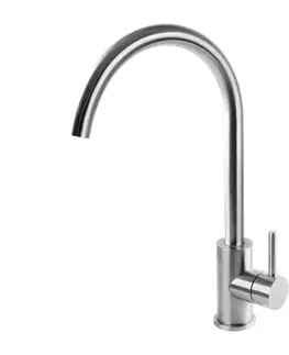 Kuchynské drezy OMNIRES OMNIRES - ALBANY drezová batéria inox /IN/ AB1450IN