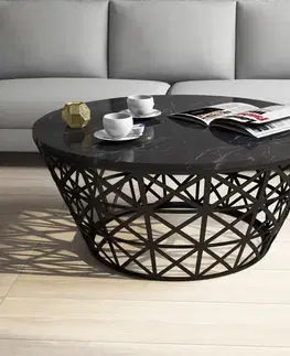 Konferenčné stolíky Konferenčný stolík Stil - Black Marble