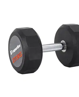 Činky Jednoručná činka inSPORTline Profi CPU 27,5kg