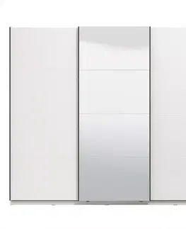 Šatníkové skrine Skriňa Ksanti 270 0G M biely 11011104