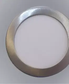 LED panely nástenné LED kruhový panel 18W 4200K okrúhly chrómový
