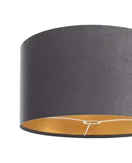 Predlžovacie káble  Tienidlo univerzálne STANDART E27 pr. 45 cm šedá/zlatá D-010-047-45/25-SH