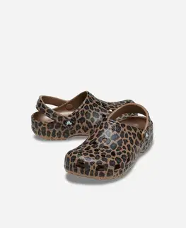 Šľapky Crocs Classic Clog Animal Sepia Veľkosť: 42-43 EUR