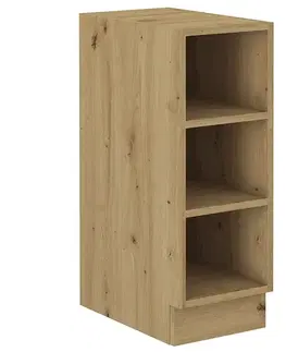 Kuchynské dolné skrinky KONDELA Monro 30 D OTW BB dolná kuchynská skrinka dub artisan
