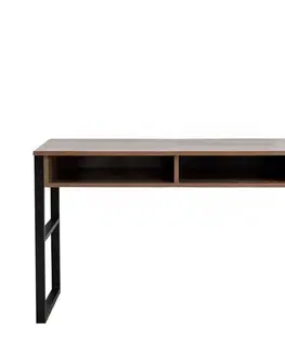 Písacie stoly Písací stôl Nove - Walnut