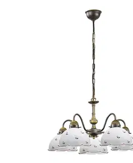 Svietidlá Kolarz 731.85.70 - Luster na reťazi NONNA 5xE27/75W/230V 731.85.70