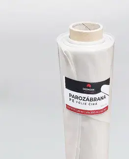 Podložky pod podlahu Parozábrana PE FÓLIA číra rolka hr. 0,2 mm 2 × 10 m
