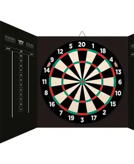 Terče Bull's Magnetic Paper Dartboard Cabinet Set