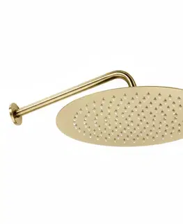 Sprchy a sprchové panely REA - Podomietková sprchová sada Foss Clif Brush Gold + BOX REA-P5647