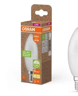 Žiarovky LED žiarovka z recyklovaného plastu B39 E14/7,5W/230V 2700K - Osram 4058075832008