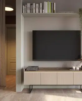 TV stolíky Dig-net nábytok TV stolík GALO LG-05 s LED osvetlením