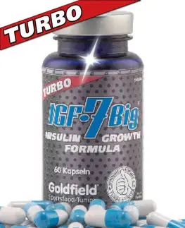 Stimulant rastového hormónu IGF-7 Big Turbo - Goldfield 60 kaps.