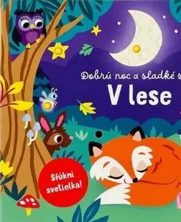 Leporelá, krabičky, puzzle knihy Dobrú noc a sladké sny - V lese
