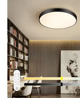Svietidlá  NEO 07250L-LED Stmievateľné svietidlo SEMPLICI 60W/230V Wi-Fi Tuya čierna +DO 07250L