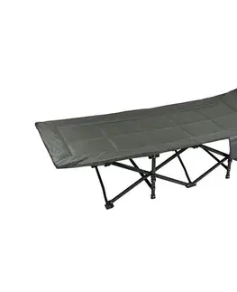 Camping a outdoor  Skladacie kempingové lehátko sivé 13509