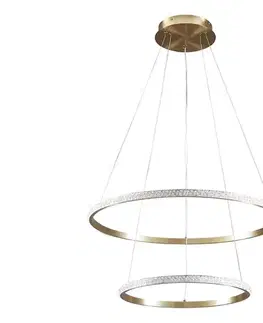 Svietidlá  LED luster na lanku DIANA LED/44W/230V 4000K priemer 59 cm zlatý 337863