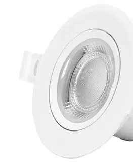 Svietidlá  B.V.  - LED zapustené stropné svietidlo LED/5W/230V 3000K priemer 8,5 cm biela B10404H4R