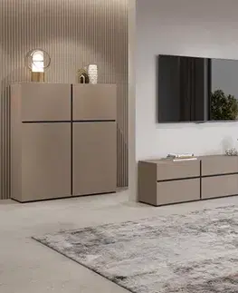 TV stolíky BRENDON 40 TV stolík, congo / čierna 