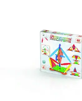 Magnetické stavebnice Supermag Magnetická stavebnica Multicolor 45
