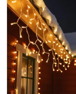 LED osvetlenie BRILAGI - vonkajšia LED svetelná reťaz 360 LED / 8 funkcií, 14 m, IP44, teplá biela, cencúle 1V401-WW-OEM1